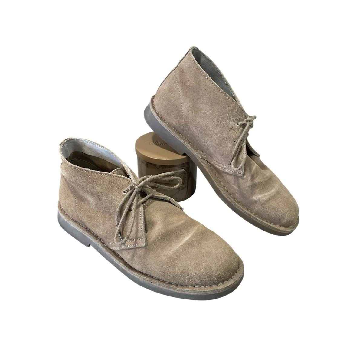 RW by Robert Wayne Men\'s Boots Size 8d Light Brown/Tan Robert Wayne Footwear Lace Up Brown Boots for Men for Sale  main image 3