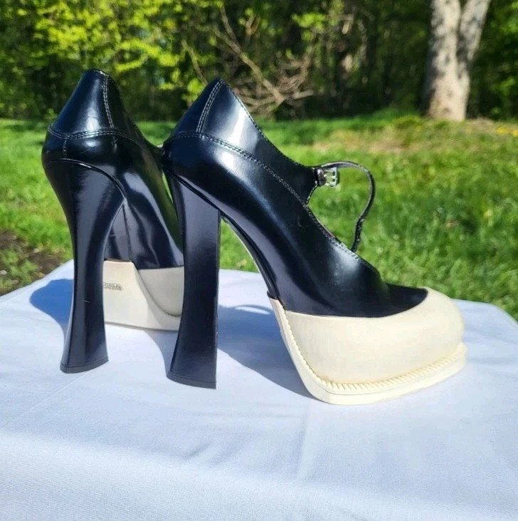 PRADA Buckle Leather Upper Heels for Women for sale | eBay