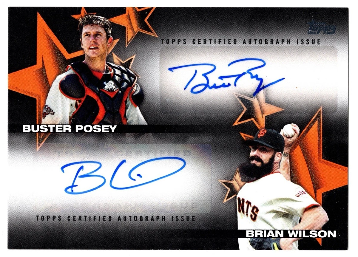 Buster Posey Baseball Original Autographed Sports Trading Cards