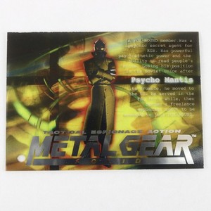 その他 L GEAR SOLID Trading Card #36 GOLDEN Metal Gear Solid Card