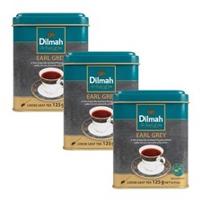 Dilmah Earl Grey Loose Leaf Tea Tin Caddy 125g x3 Bergamot Ceylon Black Tea