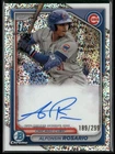 2024 Bowman Chrome Alfonsin Rosario 1st Auto Speckle Refractor /299 #CPA-ARO