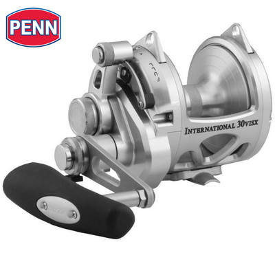 PENN Saltwater Conventional 2 Speed Reel International VI 30VISX Silver