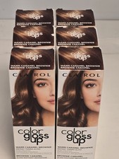  6 Clairol Color Gloss Up Warm Caramel Brownie Instant Toning Hair Dye