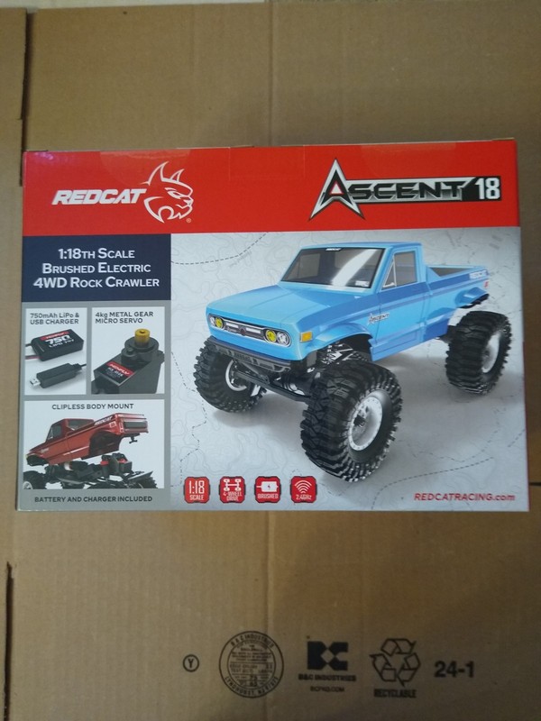 Redcat Racing Ascent-18 4x4 Brushed Electric Rock Crawler Blue