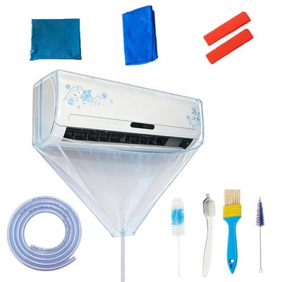 Air Conditioner Cleaning Cover,9PCS Mini Split Cleaning Kit Bag with 2L High ...