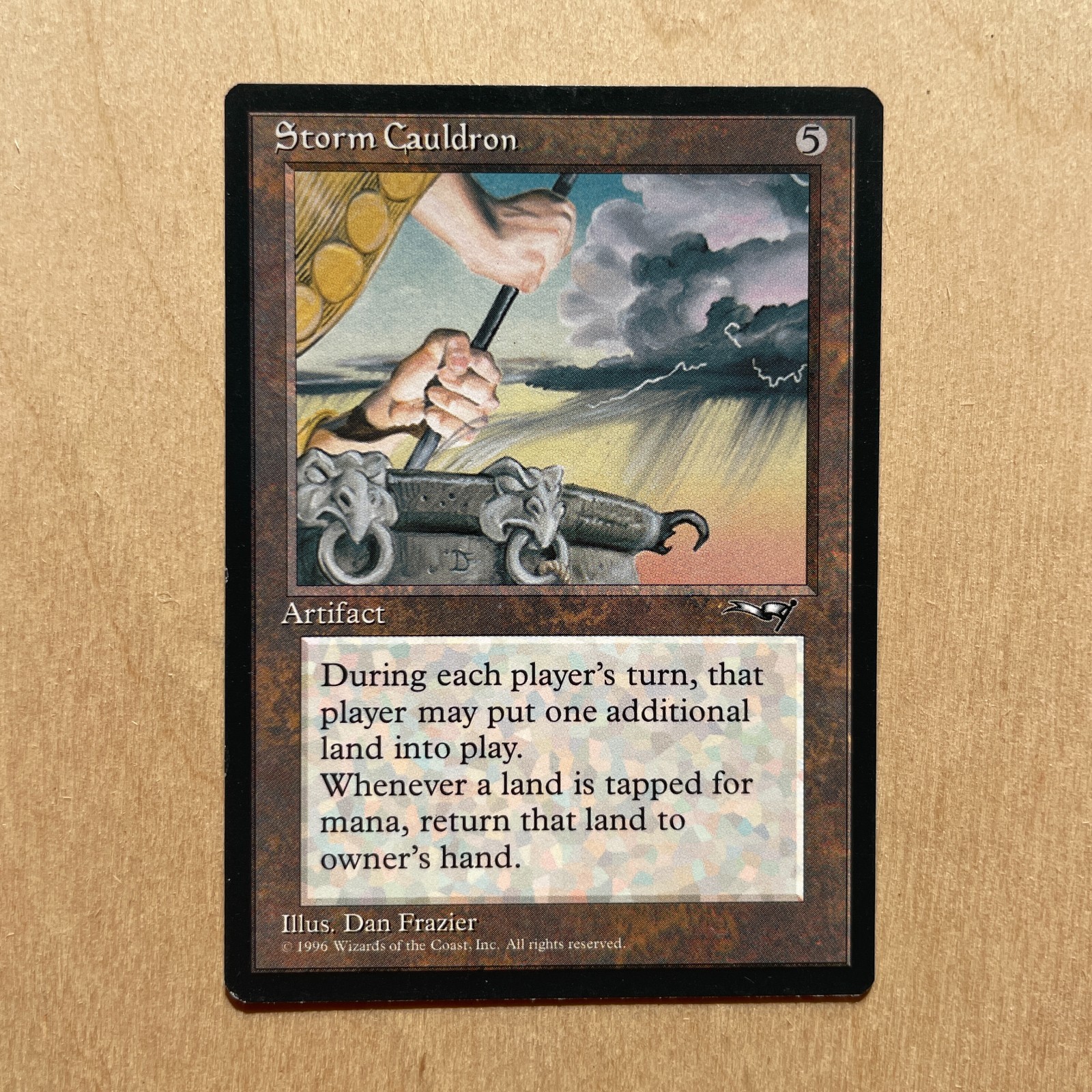 MTG Storm Cauldron LP Alliances Rare Artifact Magic The Gathering 1996