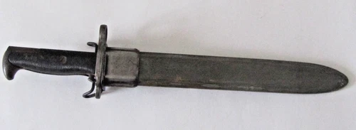 ORIGINAL WW2 US MILITARY M1 GARAND RIFLE  BAYONET 10 INCH AFH W/ SCABBARD