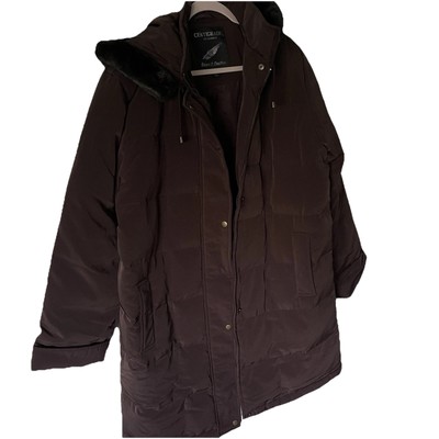 Dark Purple Centigrade Outerwear Puffer Coat Women s Size Large
