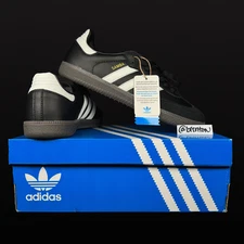 (sz 4-11) adidas Samba Black - with receipt!