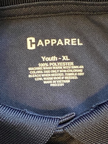 School Uniform Polo Shirt ALA Blue Youth XL Boys 100% Polyester - Picture 8 of 8