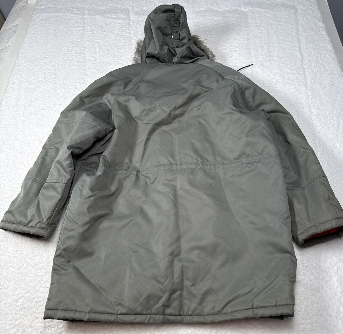 Vintage Military Flying Fur Parka N3-B Jacket Sz 44 Golden Fleece
