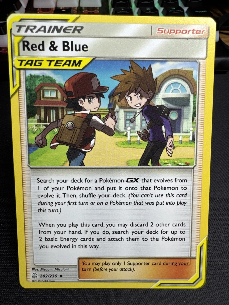 Red & Blue Pokémon TCG Cards for sale | eBay