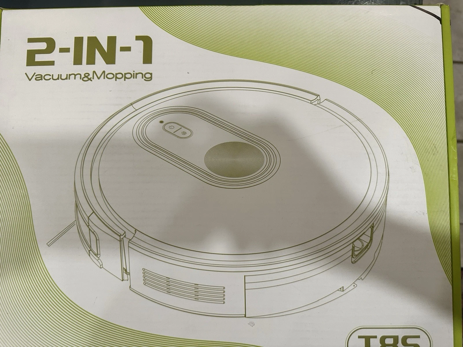 XIEBRO T8S 2-IN-1 Robot Vacuum & Mopping Mop Combo w/App, Bluetooth, Voice