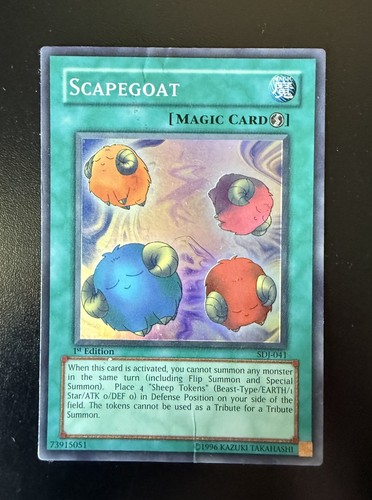 Scapegoat [1st Edition] SDJ-041 YuGiOh Starter Deck: Joey card