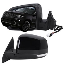 Left Driver Side Mirror Compatible With 2011-2016 Jeep Grand Cherokee With Manua