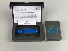 Victorinox CADET Alox Aqua Blue 2020 Limited Edition Swiss Army Knife NIB