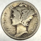 1927-D Mercury Dime 10c Circulated Condition 90% Silver US Coin - 4000