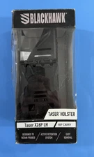 NEW BLACKHAWK LEVEL 2 DUTY HOLSTER FOR TASER X26P X-26 X2 LEFT 44HT00BK-L