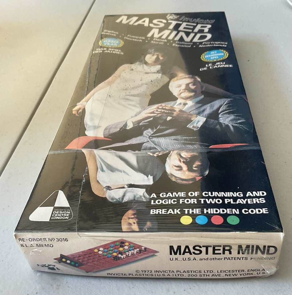 Vintage Original Master Mind Strategy Game 1972 Invicta Games NEW Sealed NOS - Image 2 of 4