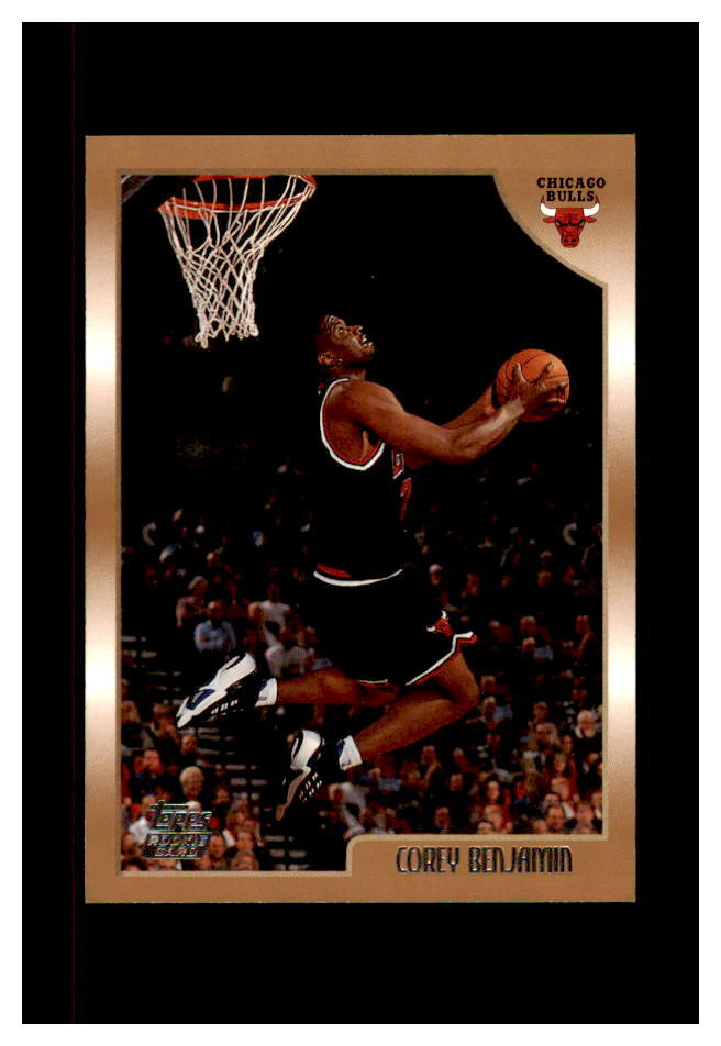 1998-99 TOPPS BASKETBALL ROOKIE #121 COREY BENJAMIN 