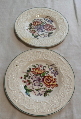 BOGNOR Wedgwood Patrician Plates Made in England Set of 2 plates 8 1/4 ANTIQUE