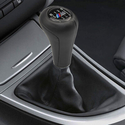 6 Gang Shift M-Sport Schalthebel 25117896884 Schaltknauf Leder Für BMW E46 E82