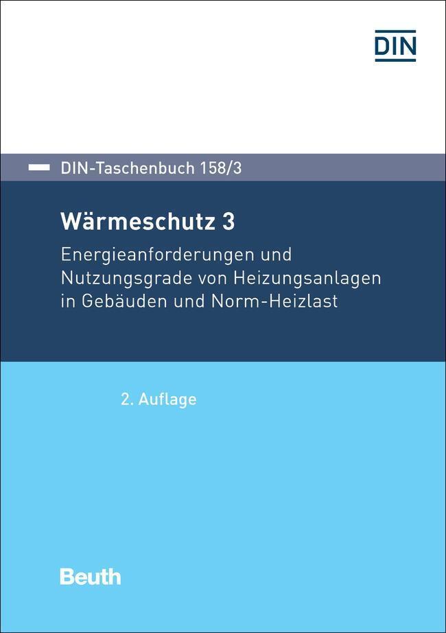 Thumbnail - Wärmeschutz 3 | Taschenbuch | Deutsch (2020) | Din-beuth-taschenbuch |