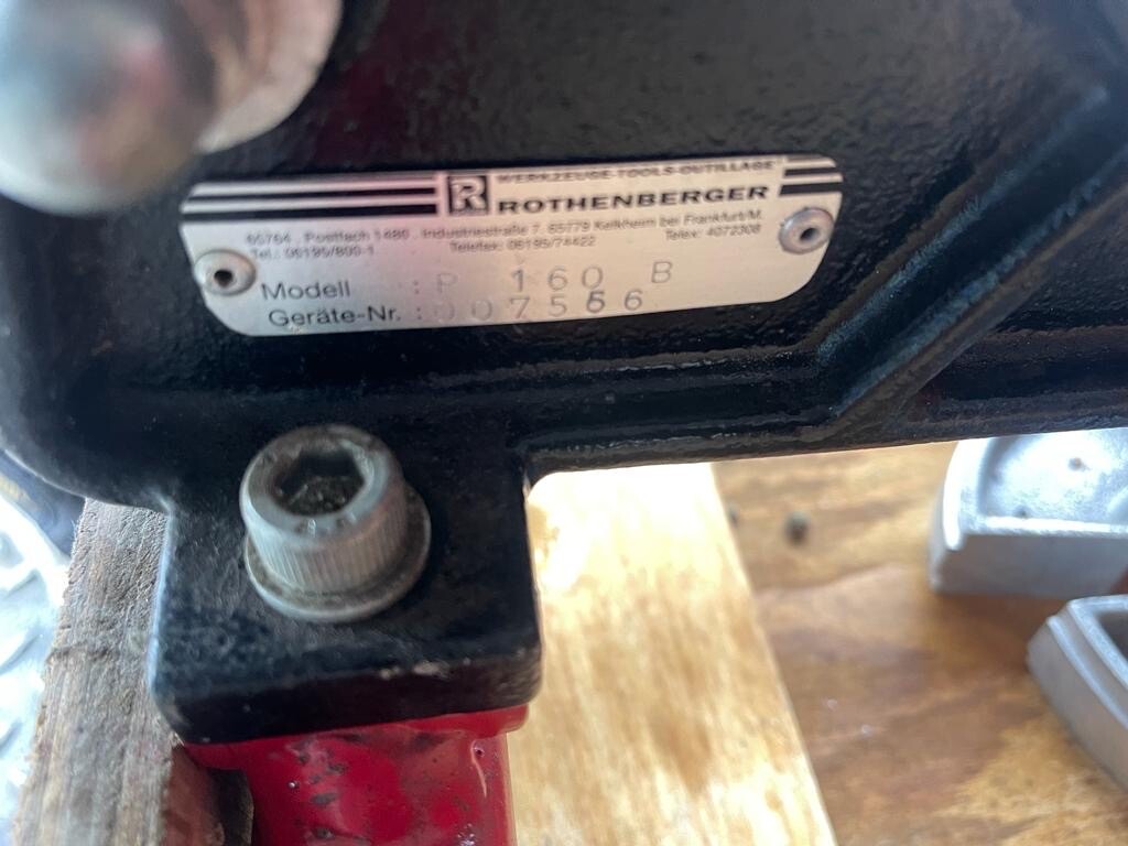 ROWELD P160B Professional Rohrschweißsystem 40-160mm PE PP DVS Holzkoffer Hydr – Bild 7