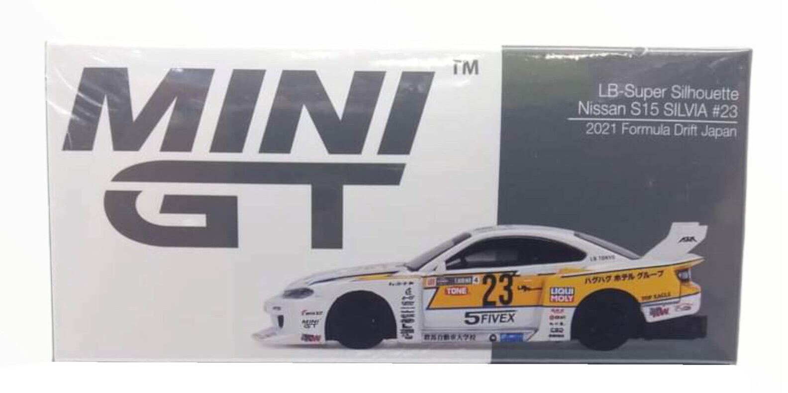 TSM Mini GT 434 Liberty Walk LB Super Silhouette Works Nissan Silvia S15 RHD