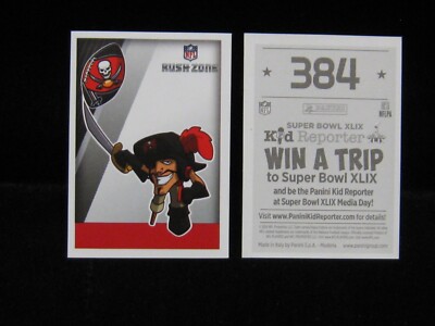 2014    Rush Zone   Tampa Bay Buccaneers  Panini Sticker  #384
