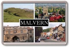 FRIDGE MAGNET - MALVERN - Large - Worcestershire TOURIST