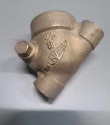 3 pcs/one price New-No Box;  Swing  Check Valve Bronze; Solder; Size: 3/8''