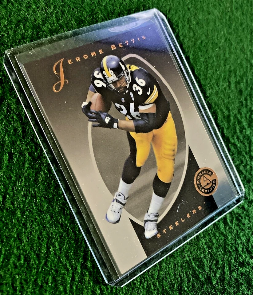 🏈 1997 Pinnacle Certified #91 SP Jerome Bettis Pittsburgh Steelers NFL 🏈 - Image 2 of 3