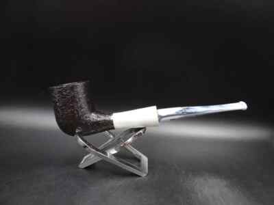 TURKIEWICZ BLACK OAK (MORTA) HAND MADE  FANTASY BILLIARD  PIPE               CIG