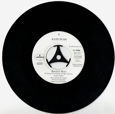 KATE BUSH - Rocket Man / Candle In The Wind ; 7'' Single 1991 ; EU ; (Promo)