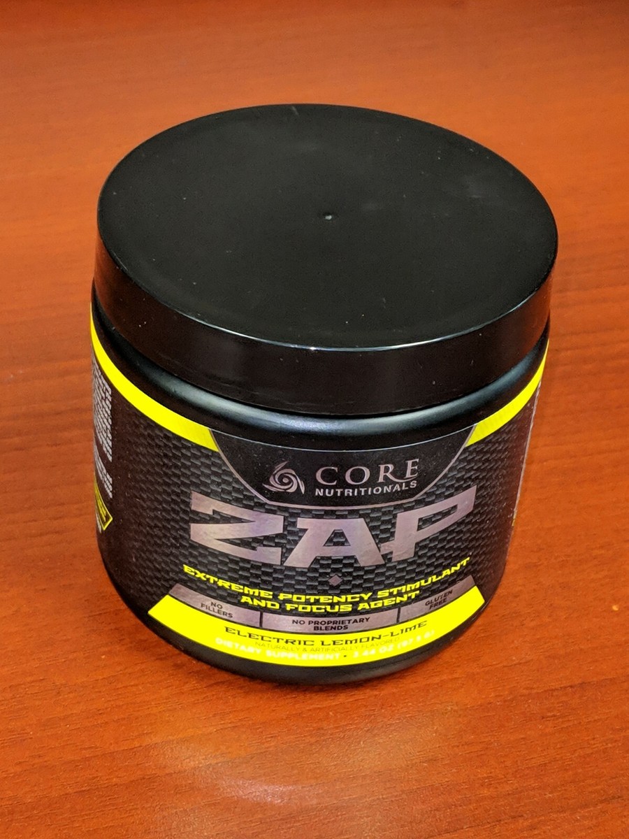 Core Nutritionals Zap Fat Burner Weight Loss Energy Focus 20