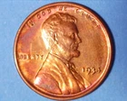 1934  LINCOLN WHEAT CENTS  BU  "COLOR" **1105-5