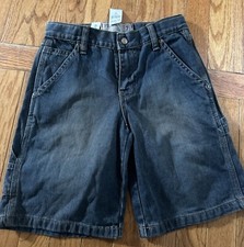 The Children s Place Size 7 Adjustable Waist Denim Cargo Shorts NWT