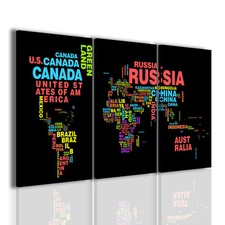 Quadri moderni World Map quadr…