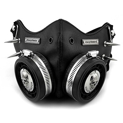 Steampunk Mask Cosplay Skull Masque Men/women Gothic Leather Mask
