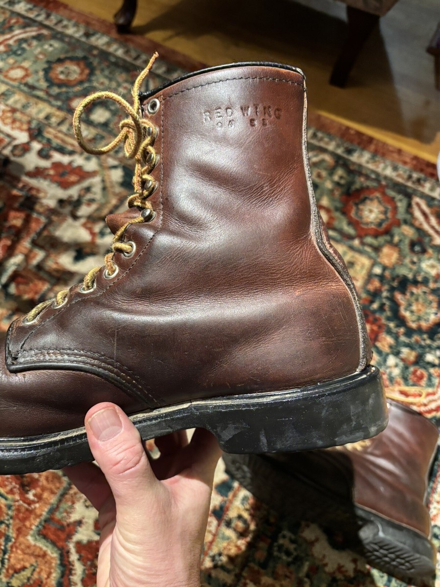 Vintage Mens Red Wing Steel Toe Work Boots 26095 10.5 D ANSI Vintage Mens Red Wing Steel Toe Work Boots 26095 10.5 D ANSI