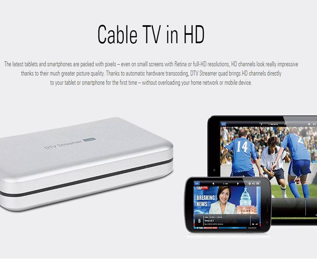 EyeTV WiFi ATSC Quad TV Tuner Recast OTA DVR Cable TV for Cord Cutter PC Phone eBay