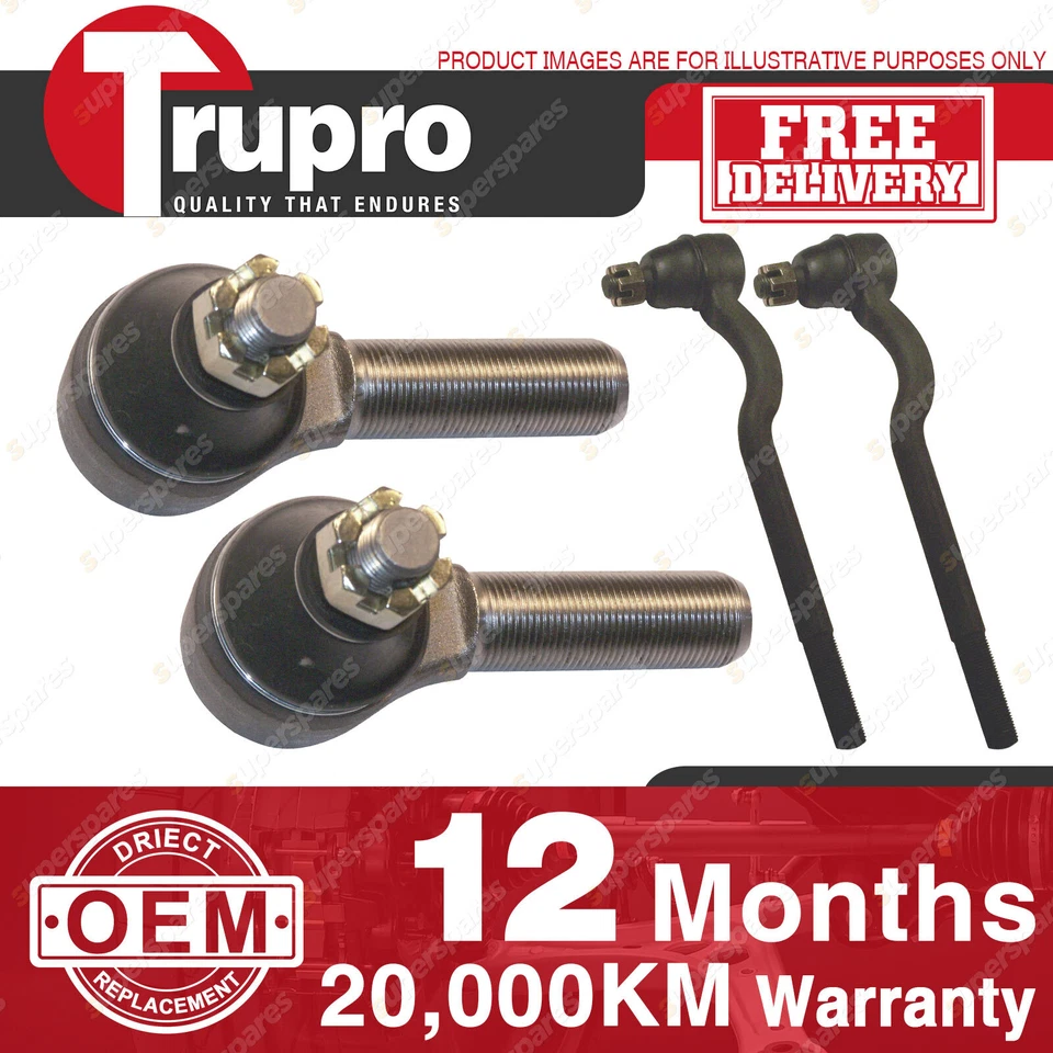 4 Outer Inner Tie Rod for TOYOTA DYNA 100 HIACE LH50 51 60 61 70 71 YH80 LH80 - image 2 of 2