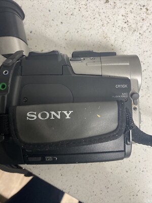 Sony Handycam Vision Mini DV DCR-TRV7 Camcorder Untested - Silver