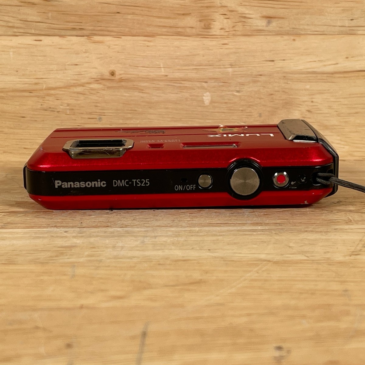 Panasonic Lumix DMC-TS25 Red 16.1MP 2.7