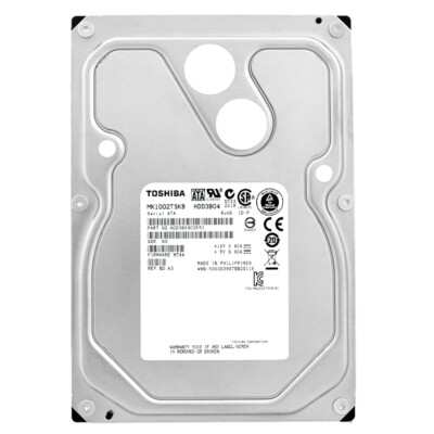 Hard Drive Toshiba 1Tb MK1002TSKB 7200RPM 64MB Cache SATA II 3.5''