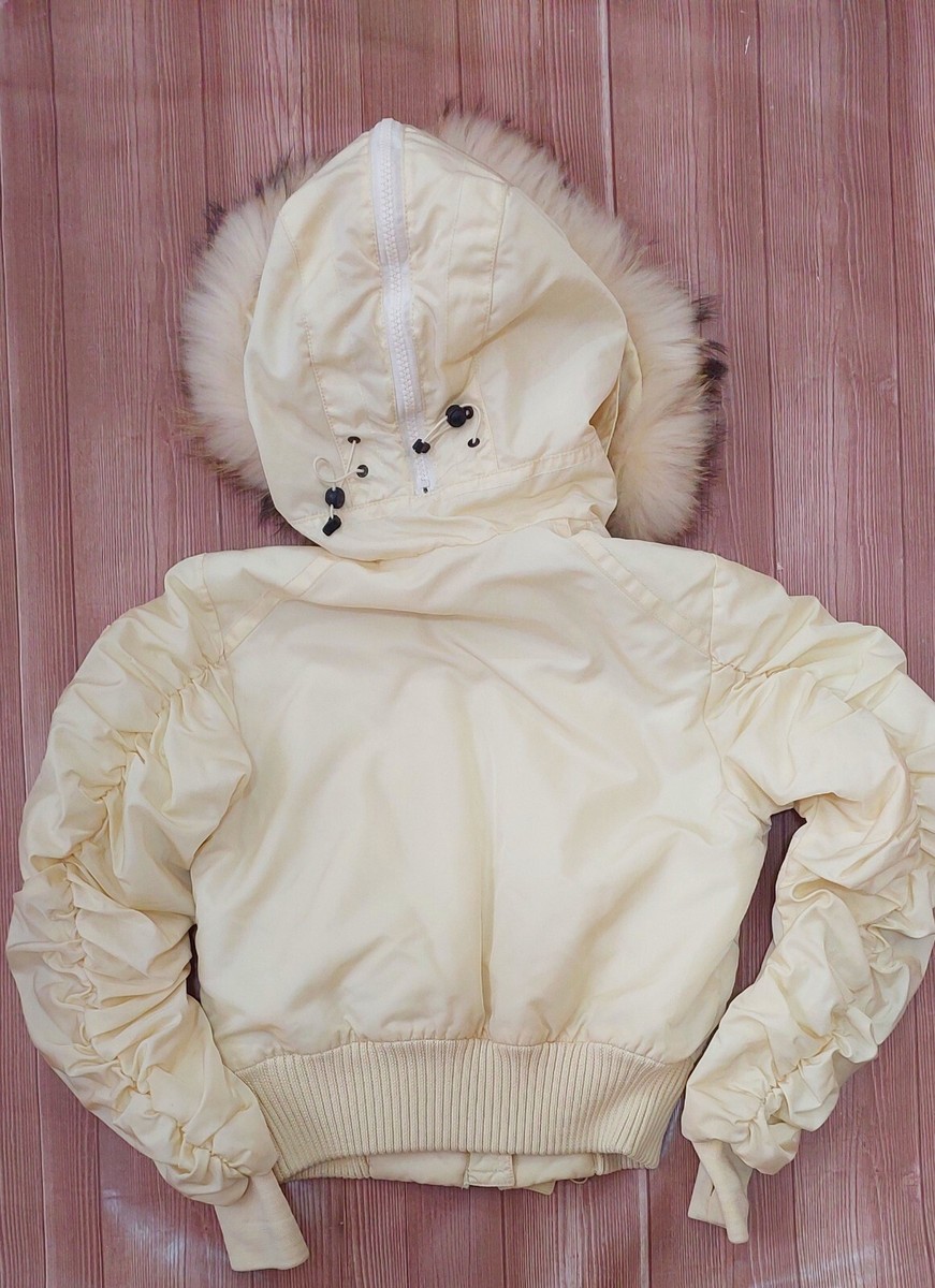 Vintage Moncler Bomber Jacket Womens Fur Hoodie RN116347