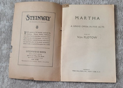 Lot vtg 1944 Chicago Stagebill OKLAHOMA OVER TWENTY-ONE Opera LIBRETTO Martha - Picture 5 of 5