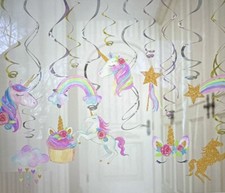 Decoración Cumpleaños Unicornio Niña - Alta Calidad - Envío Rápido